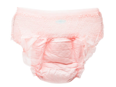 Example of an adult diaper